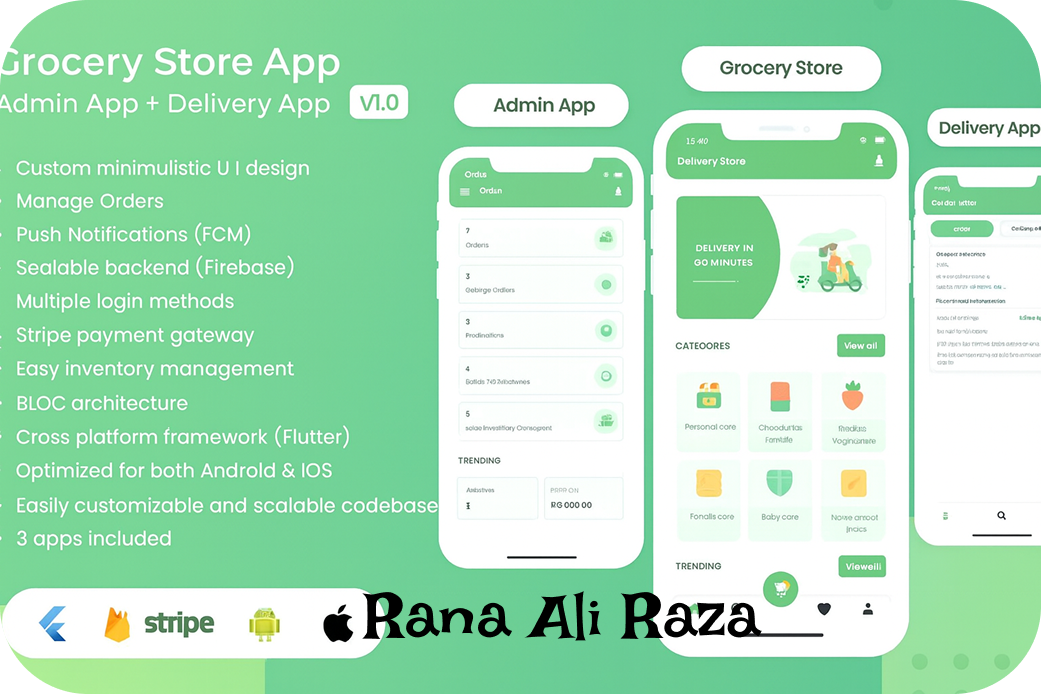Grocery Store Management App
